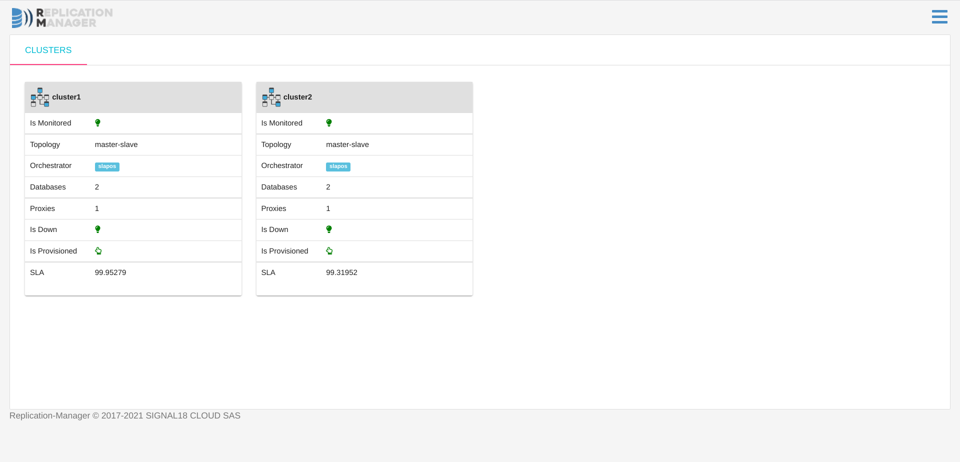 SlapOS Interface - Repman Running