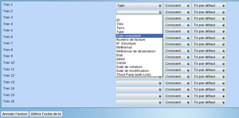 Sort By Dialog Box Screenshot