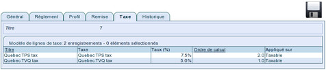 TioLive Sale Trade Condition Tax Tab